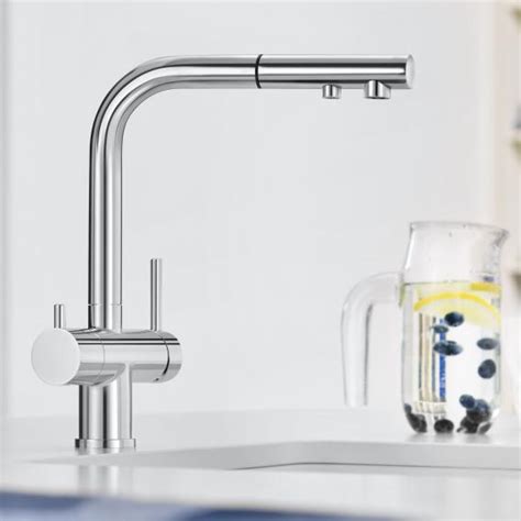 Blanco Fontas II single-lever kitchen mixer tap with drinking water ...