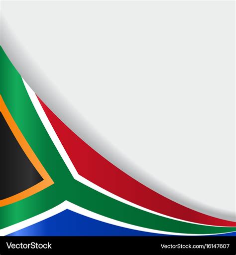 South african flag background Royalty Free Vector Image