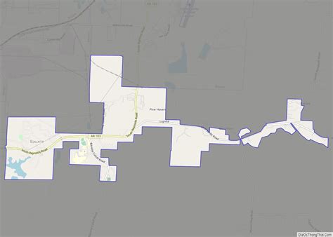 Map of Bauxite town - Thong Thai Real