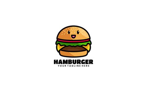 Hamburger Cartoon Logo Style #321497 - TemplateMonster