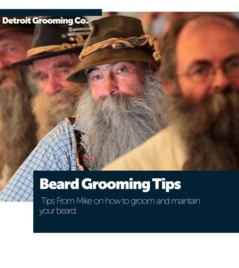 Beard Grooming Tips | The 313 Beard Blog | Detroit Grooming Co.