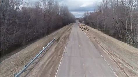 [WATCH] Drone Footage Of Highway 93 After The Water Recedes