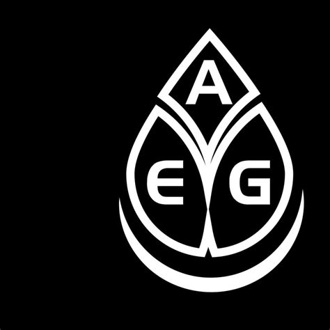 AEG creative circle letter logo concept. AEG letter design. 10558687 ...