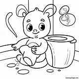 Potty Training Fun Coloring Page  Pagescom sketch template