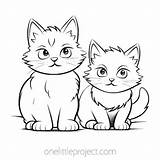 Cat Coloring Pages  Free Printable Kitten Sheets sketch template