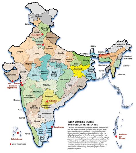 India Redrawn: Time to have 50 states | Kosal Discussion and ...