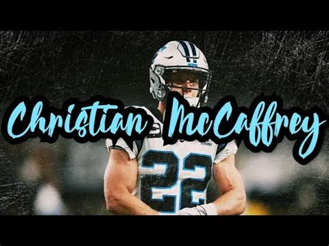 Christian McCaffrey Official Carolina Panthers Highlights ᴴᴰ - YouTube