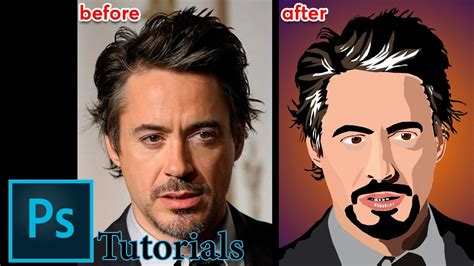 Photoshop vector art tutorial - YouTube