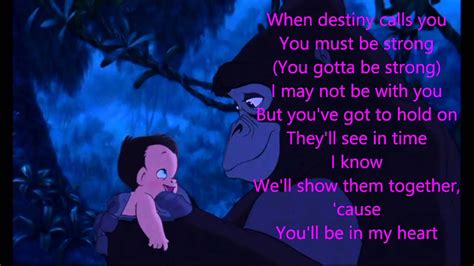 You'll Be in My Heart by Phil Collins (w/ lyrics) From Disney's "Tarzan" - YouTube