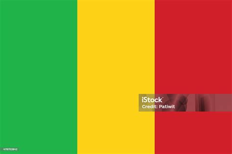 Mali Flag Stock Illustration - Download Image Now - 2015, Art, Art And Craft - iStock