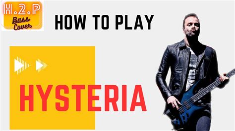 How to play HYSTERIA - Bass cover - Bass Tutorial - Play Along - YouTube