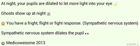 Medicowesome: Miosis & Mydriasis mnemonic