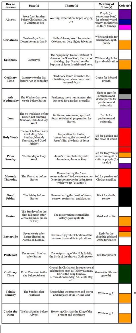 Methodist Color For Lent 2020 - Template Calendar Design