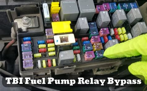 TBI Fuel Pump Relay Bypass: A Temporary Fix for Fuel Pump Issues ...