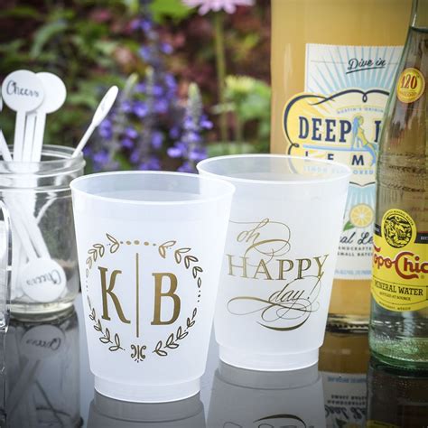 Step-up your refreshments with personalized party cups from ...