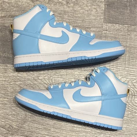 最終決算 Nike dunk high retro blue chill-white kids-nurie.com