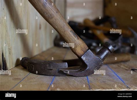 Collection of hammers Stock Photo - Alamy