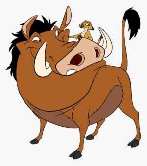 Timon And Pumbaa Cartoon Character, Timon And Pumbaa - Pumba Timon ...