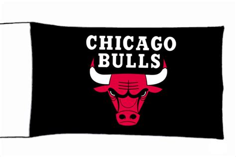 Chicago Bulls Landscape Black Flag / Banner 5 X 3 Ft (150 x 90 cm ...