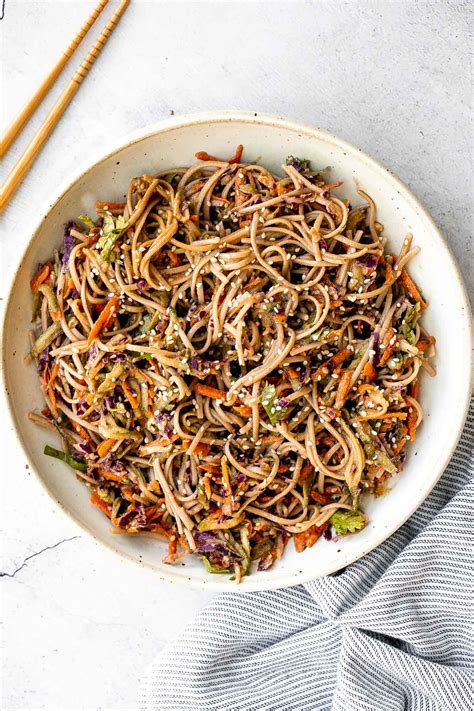 Vegan Soba Noodle Salad - Ahead of Thyme