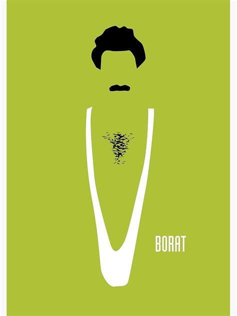 "Borat - Alternative Movie Poster" Poster for Sale by MoviePosterBoy | Redbubble