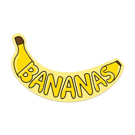 Banana Sticker - Etsy