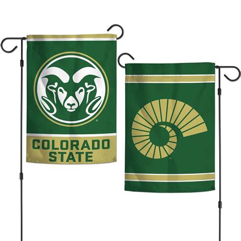 Colorado State Rams 12.5” x 18" College Garden Flag| World Flags Direct
