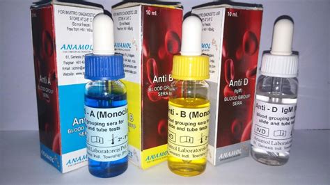 Blood Grouping Reagent Anti Monoclonal Diagnostic Test Kit at Rs 450/box | Nerul | Palghar| ID ...