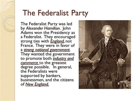 The Federalist Party Anglophiles | U.S. History | Pinterest | Federalist party, Parties and The ...