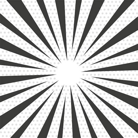 Premium Vector | Classic vintage rays sunburst retro background. black and white colored. vector ...