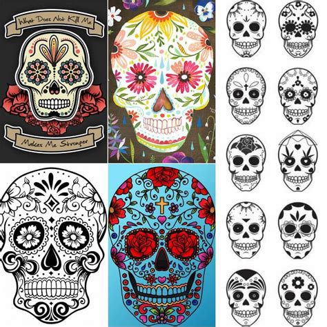 mexican skull tattoo - sugar skull tattoo designs - skull tattoo ...