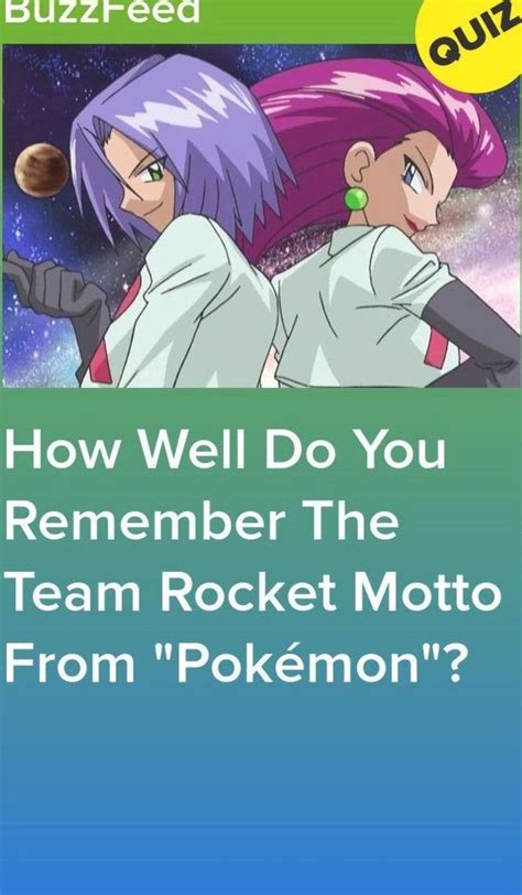 How Well Do You Remember The Team Rocket Motto From "Pokémon"?