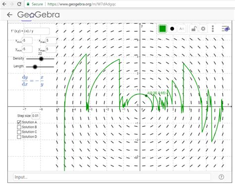 ordinary differential equations - Drawing Direction Fields Online ...