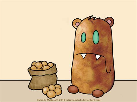 Potato Monster by missmandark on DeviantArt