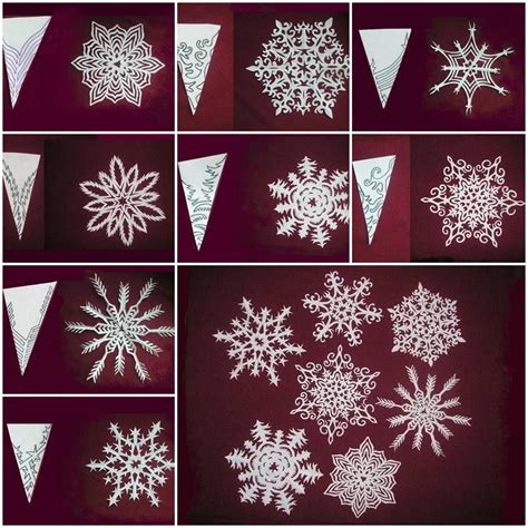 How to make beautiful Snowflakes Paper craft DIY tutorial instructions | Paper snowflakes diy ...