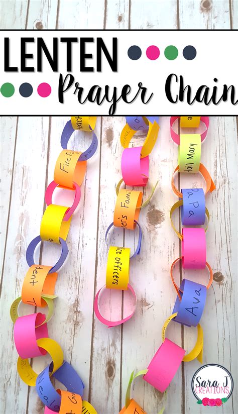 Lenten Prayer Chain | Bible crafts for kids, Sunday school crafts for kids, Prayer chain