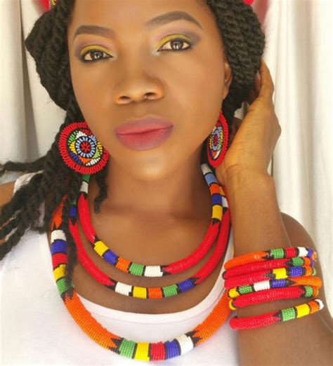 Wedding traditional Zulu beads!south Africa | African necklace, African beads, Bohemian style ...