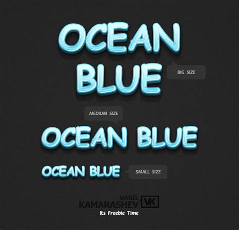 3D Ocean Blue Style by Kamarashev by Kamarashev on DeviantArt