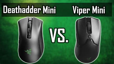 Razer Viper Mini Vs. Deathadder V2 Mini - Razer Mini Showdown! - YouTube