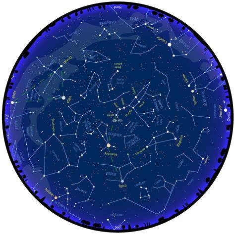 Constellations, planètes : découvrez la carte du ciel de mai 2020 | Les ...