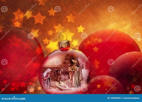 Christmas Nativity Scene Ornaments Royalty Free Stock Photo - Image ...