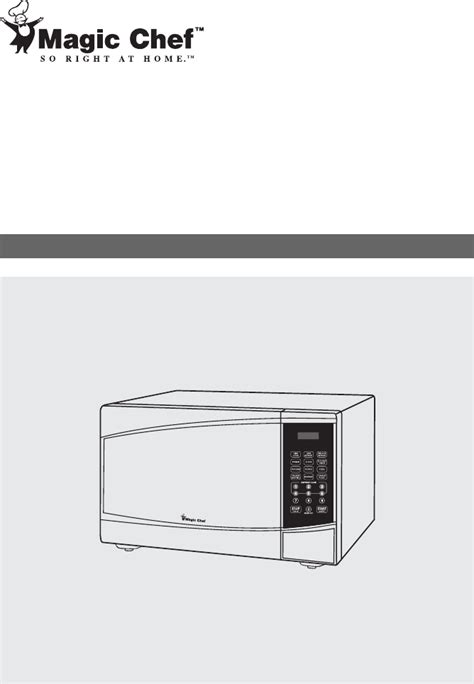 Magic Chef Microwave Installation Manual - lasopagenesis