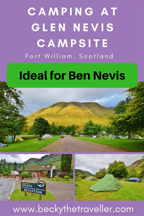 Glen Nevis Campsite (Review) Near Ben Nevis | Fort William, Scotland - Becky the Traveller ...