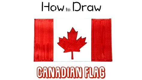 How to Draw the Canadian Flag - YouTube