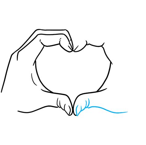 How to Draw Heart Hands - Really Easy Drawing Tutorial