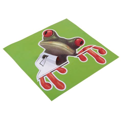 Funny Cute Green 3D Frog Car stickers Truck Window Door Vinyl Decal Sticker New 729548348138 | eBay