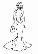 Barbie Princess Coloring Printable Pages sketch template