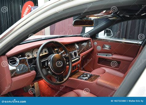 Rolls Royce Ghost Dashboard in Bonifacio Global City, Taguig, Philippines Editorial Stock Photo ...