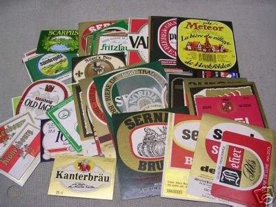 80 France Beer Labels, Many Different French Brands | #36321143