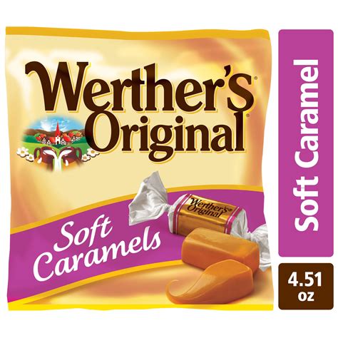 Werther's Original Soft Caramel Candies, 4.51 Oz - Walmart.com ...